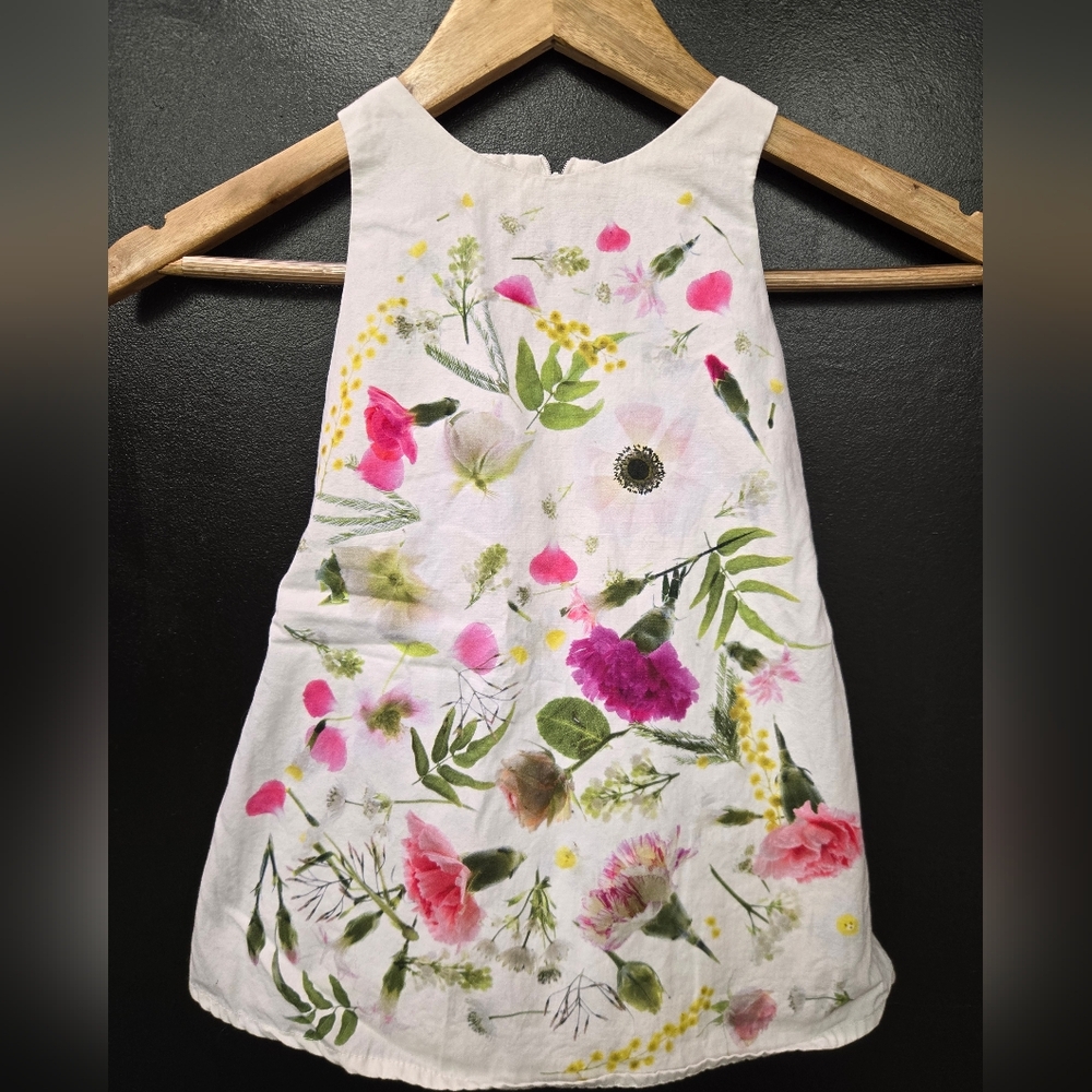 Anne Kurris White Eyelet Floral Dress